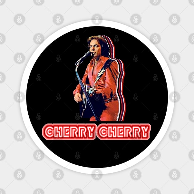 Cherry Cherry jumpsuit Magnet by FanboyMuseum